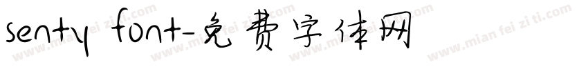 senty font字体转换